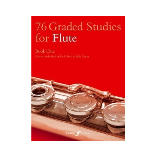 76 Graded Studies for Flute Book 1 - Flute Sheet Music and Method Book