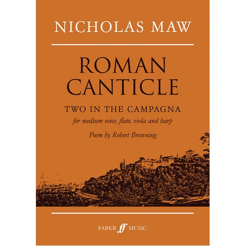 Roman Canticle for Voice, Flute, Viola & Harp - Score - Faber 0571514391