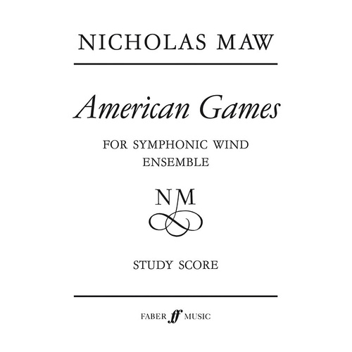 American Games (Winds Brass & Percussion) Study Score - Faber 0571514448
