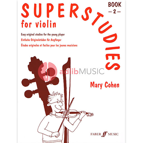 Superstudies for Violin Book 2 - 12 Original Studies for Grades 2-4