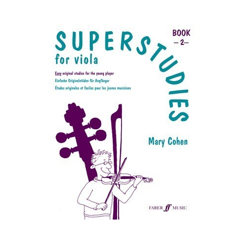 Superstudies for Viola Book 2 - 12 Original Studies for Grades 2-4