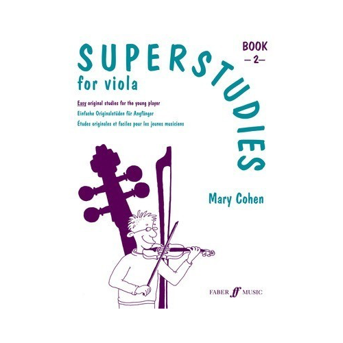 Superstudies for Viola Book 2 - 12 Original Studies for Grades 2-4