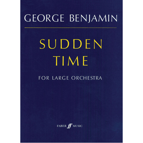 Sudden Time (Orchestra) Study Score - Faber 0571515215