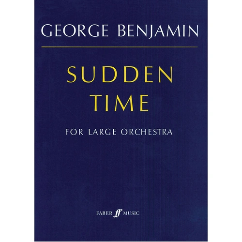 Sudden Time (Orchestra) Study Score - Faber 0571515215