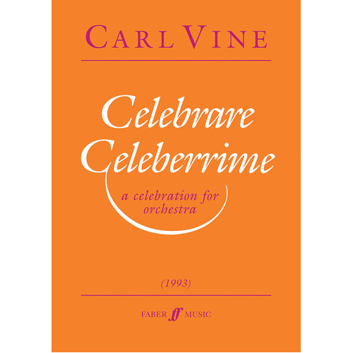 Celebrare Celeberrime (Orchestra) Study Score - Faber 0571515290