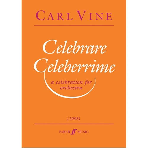 Celebrare Celeberrime (Orchestra) Study Score - Faber 0571515290