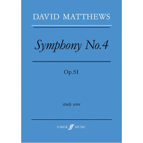 Symphony No. 4 Op. 51 (Chamber Orchestra) Full Score - Faber 0571516025