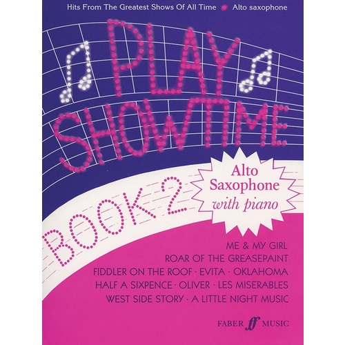 Play Showtime Book 2 Alto Sax/Piano