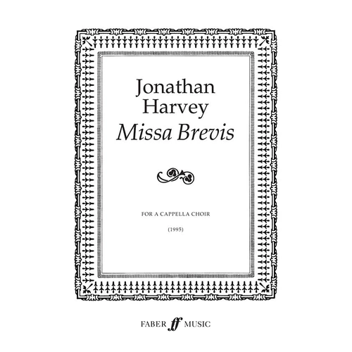 Missa Brevis (Mixed Voices) - Faber 0571516076