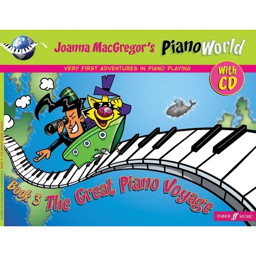 Piano World Book 3 Great Piano Voyage Book/CD