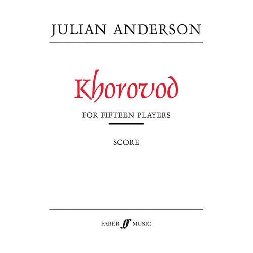 Khorovod (Chamber Ensemble of 15 Players) Full Score - Faber 0571516858