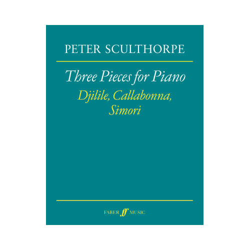 Three Pieces for Piano: Djilie, Calllaboma, Simori - Solo Piano Sheet Music