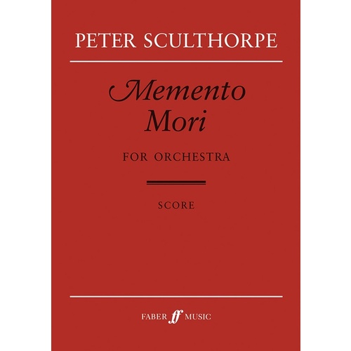 Sculthorpe:Memento Mori-Orch(F/Sc)