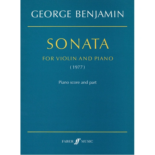 Sonata for Violin & Piano (1977) - Faber 0571517587