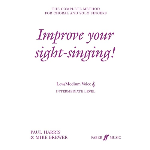 Improve Your Sight Singing Inter Low/Med Tc