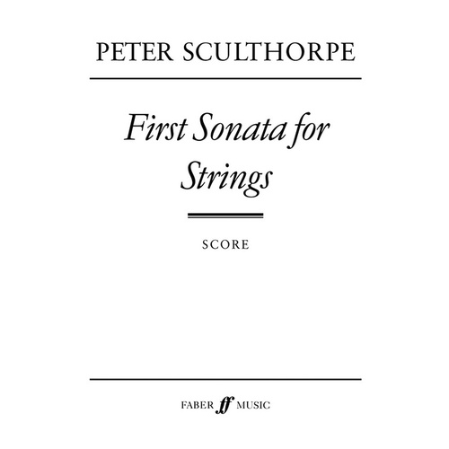 First Sonata For Strings Full Score