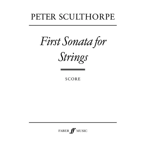 First Sonata for Strings Full Score - Faber 0571517854