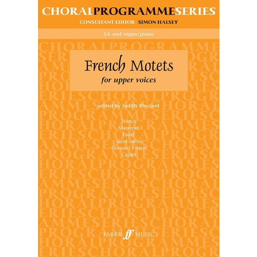 French Motets For Upper Voices SSA/Piano Ed Blezzard