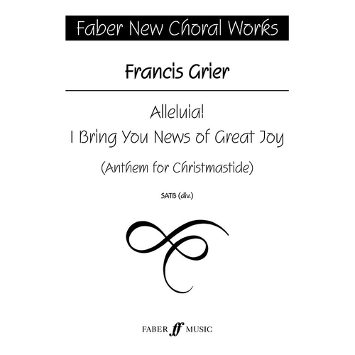Alleluia I Bring Your News SATB Choral Sheet Music