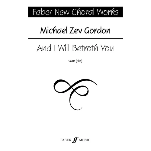And I Will Betroth You SATB Choral Sheet Music