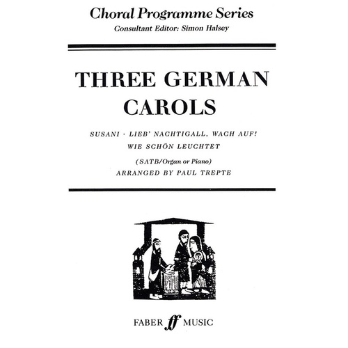 German Carols 3 For SATB/Org Or Piano Arr Trepte