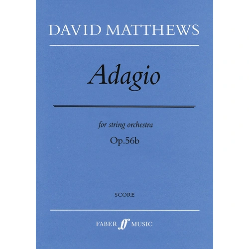 Adagio Op 56B String Orchestra Score