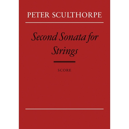 Second Sonata For Strings Study Score