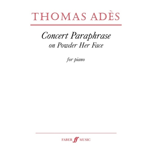 Concert Paraphrase On Powder Her Face Piano
