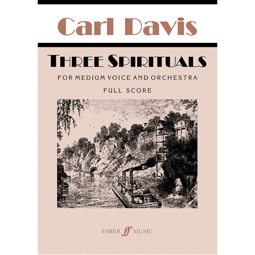 Spirituals 3 Medium Cello Sheet Music VCE/Orch Full Score