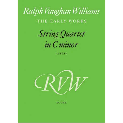 String Quartet in C Minor 1898 Score - Chamber Sheet Music
