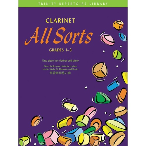 Clarinet All Sorts Trl Gr 1-3 Clarinet/Piano Arr Harris