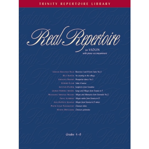 Real Repertoire For Violin