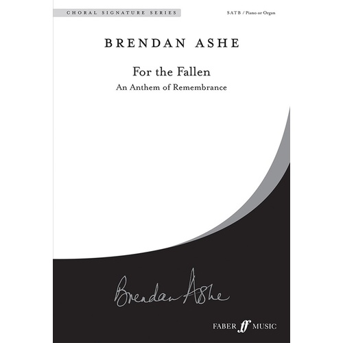 For The Fallen SATB/Piano