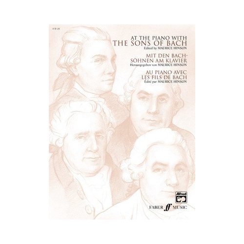 At the Piano With the Sons of Bach - Piano Sheet Music for Grade 2-5 Players