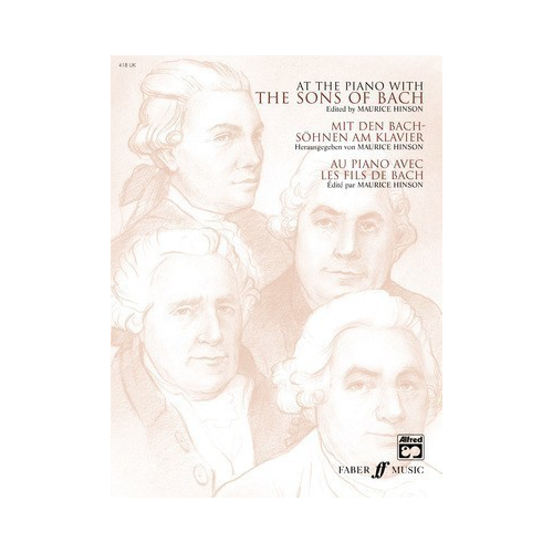 At the Piano With the Sons of Bach - Piano Sheet Music for Grade 2-5 Players