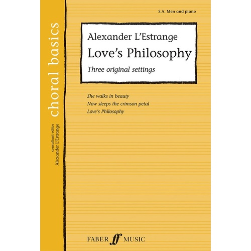 Love's Philosophy SAB/Piano