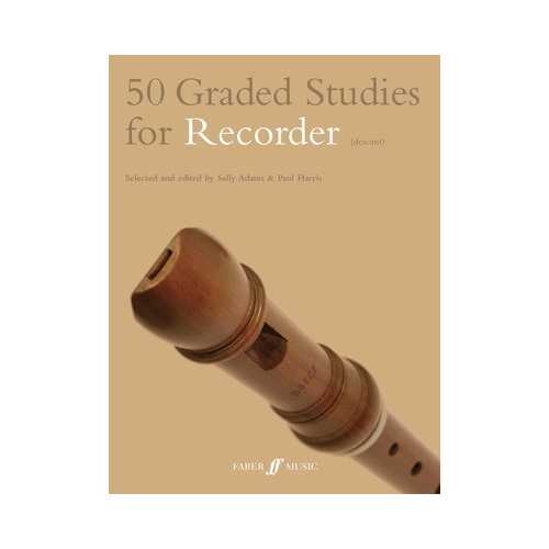 50 Graded Studies for Descant Recorder by Paul Harris & Sally Adams