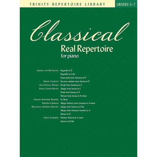 Classical Real Repertoire Piano Arr Brown