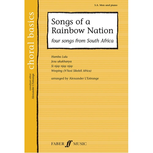 Songs of a Rainbow Nation Vocal Sheet Music for Beginner Choirs