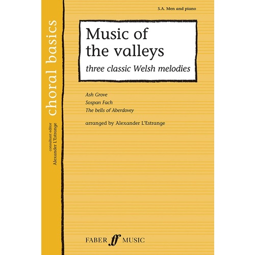 Music Of The Valleys SA/Men/Piano