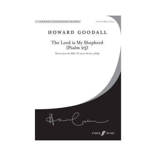 The Lord is My Shepherd Choral Sheet Music for Male Voices with Piano Accompaniment