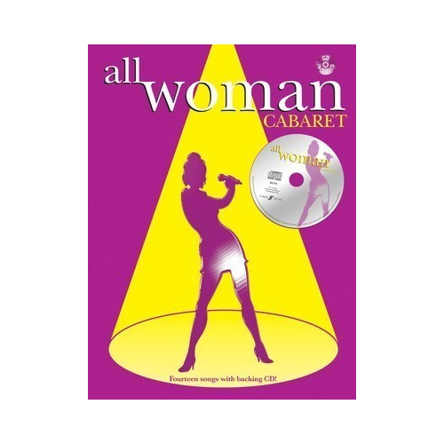 All Woman Cabaret PVG Sheet Music Book with CD