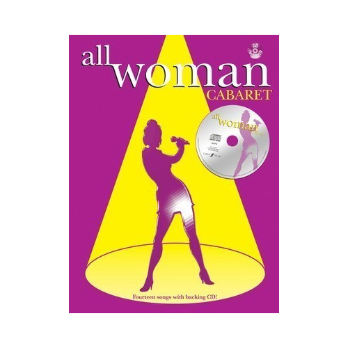 All Woman Cabaret PVG Sheet Music Book with Backing CD