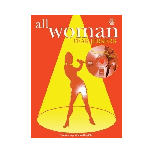 All Woman Tearjerkers PVG Sheet Music Book with Backing CD