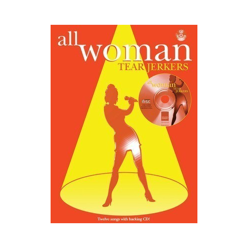 All Woman Tearjerkers PVG Sheet Music Book & CD