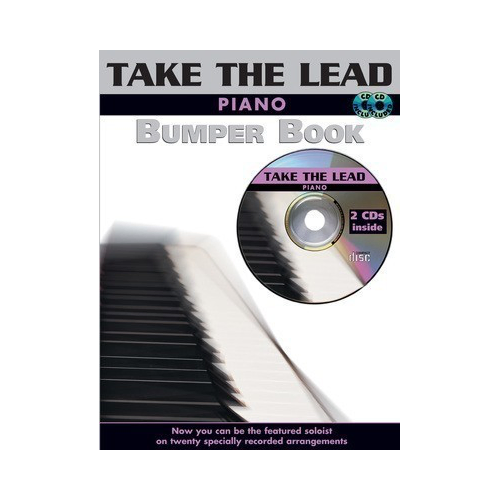 Bumper Take The Lead Piano Book with 2 CDs - 20 Favorite Tunes for Intermediate Players