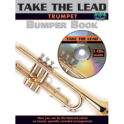 Bumper Take The Lead Trumpet Book with 2 CDs - 20 Popular Tunes for Intermediate Players