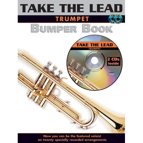 Bumper Take The Lead Trumpet BK/2CDs - 20 Tunes for Intermediate Players with Melody Line, Chords, 2 CDs, Compatible with Other Instruments