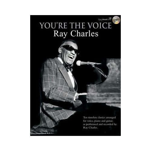 You're The Voice: Ray Charles PVG Sheet Music Book with CD