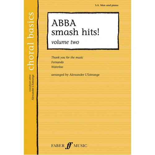 ABBA Smash Hits Choral Sheet Music for Beginners - 3-Part Arrangements for Men's Voices
